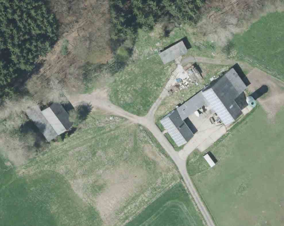 Luftbild Hofanlage